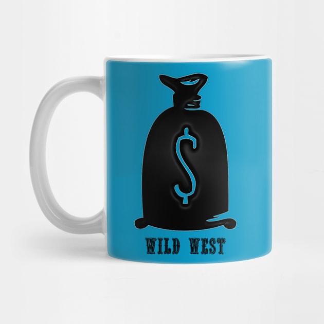 Western Era - Wild West Money Bag by The Black Panther